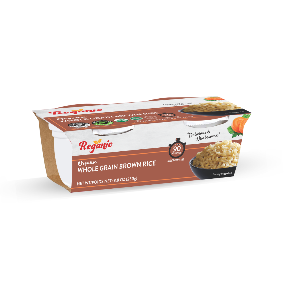 Whole Grain Brown Rice 2 Cups Sleeves