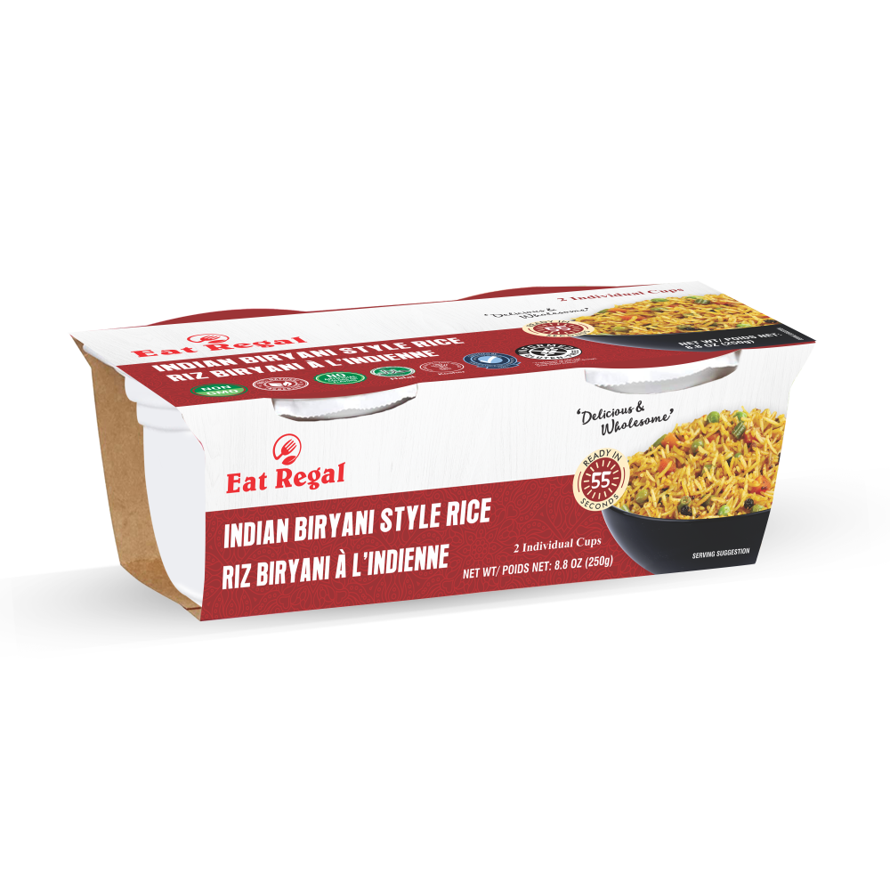 Indian Biryani Style Rice Cups