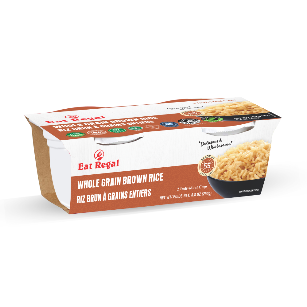 Whole Grain Brown Rice Cups