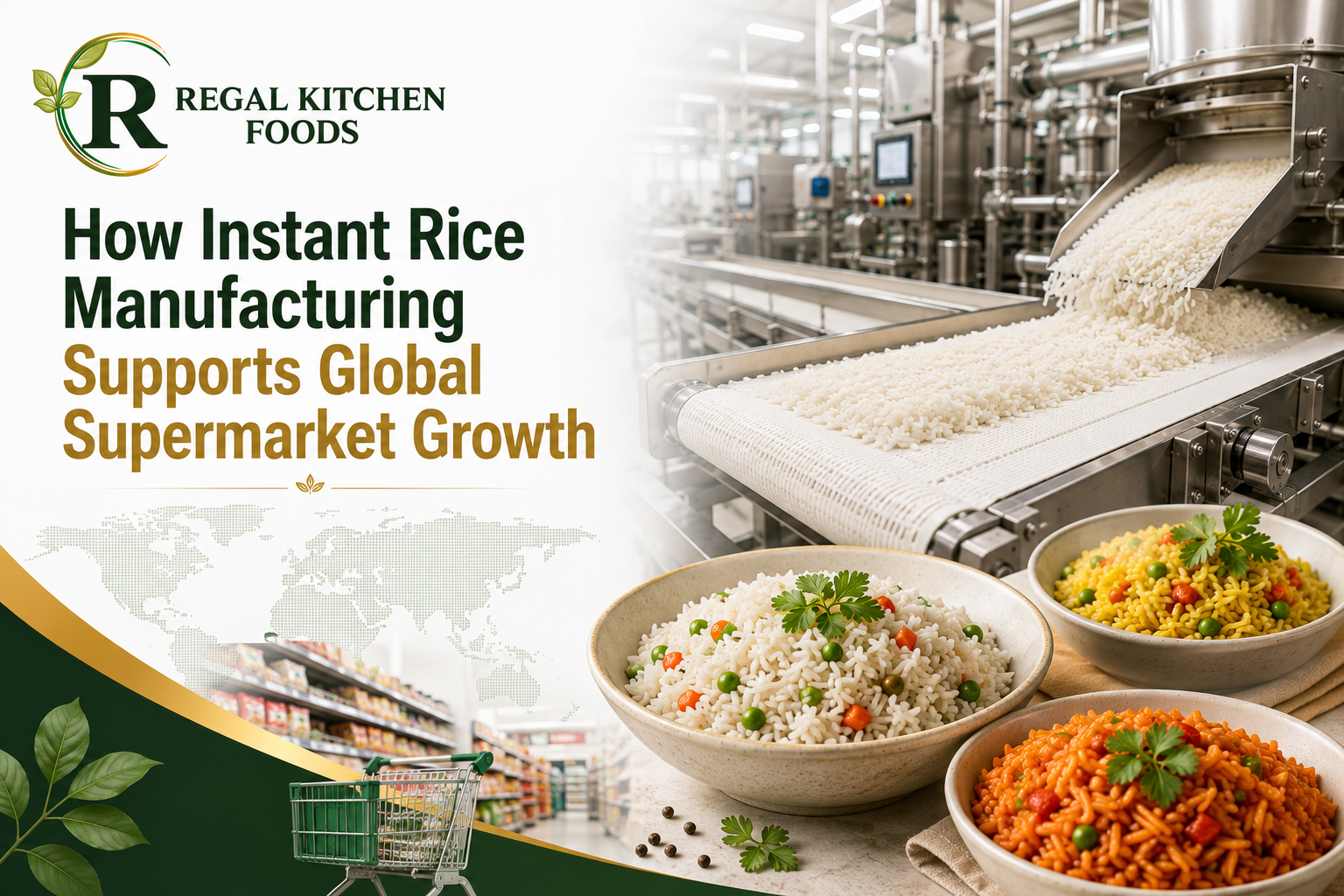 How Instant Rice Manufacturing Supports Global Supermarket Growth